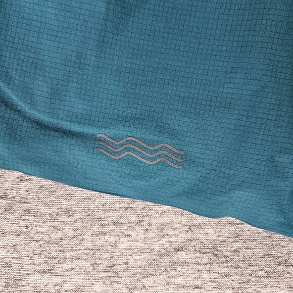 Janji AFO Vent Multi Short Mens Large Teal Blue 5" Trail Running Lined Shorts - Picture 3 of 11